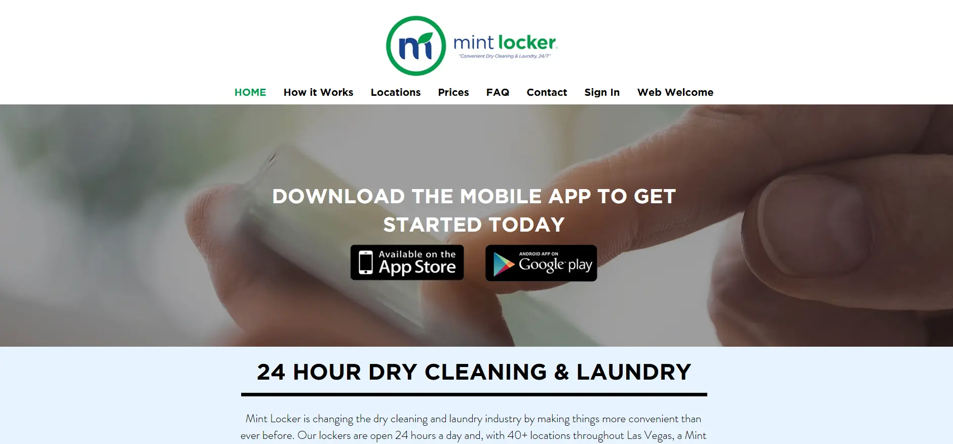 Mint Locker — экран 1